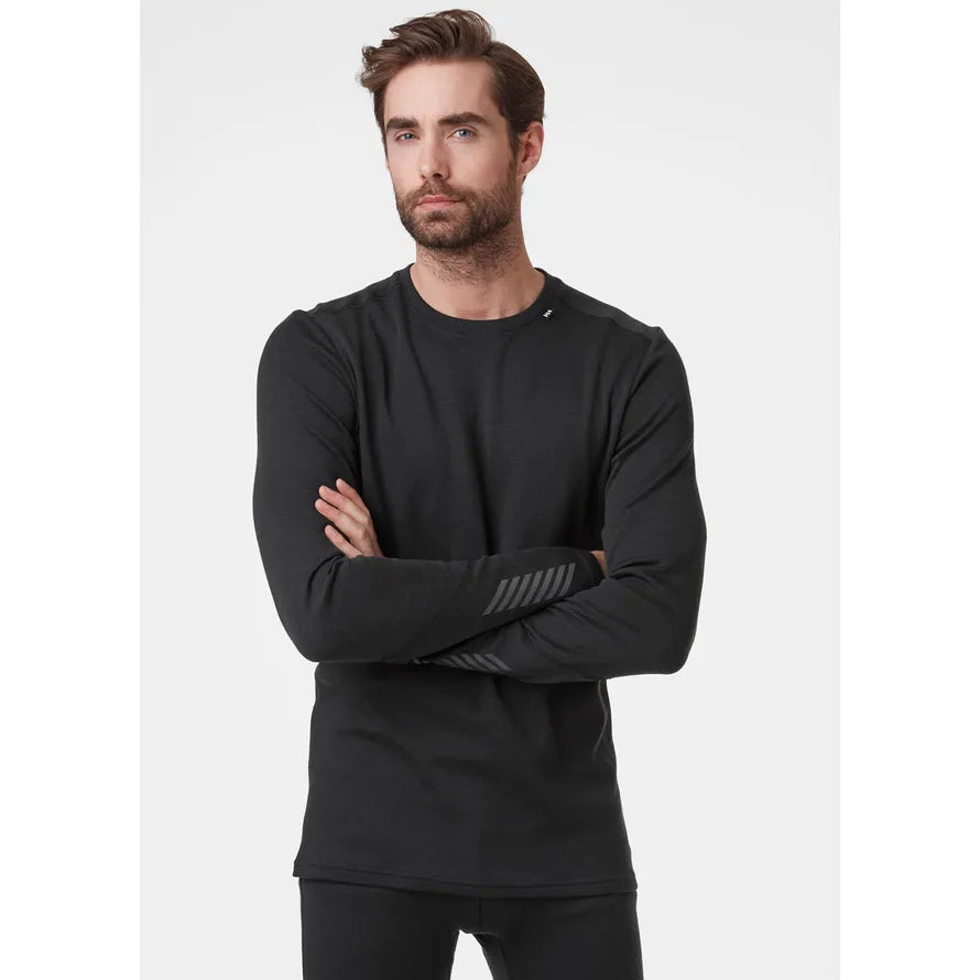 LIFA Merino Midweight Crew Base Layer Rain Outdoors Limerick