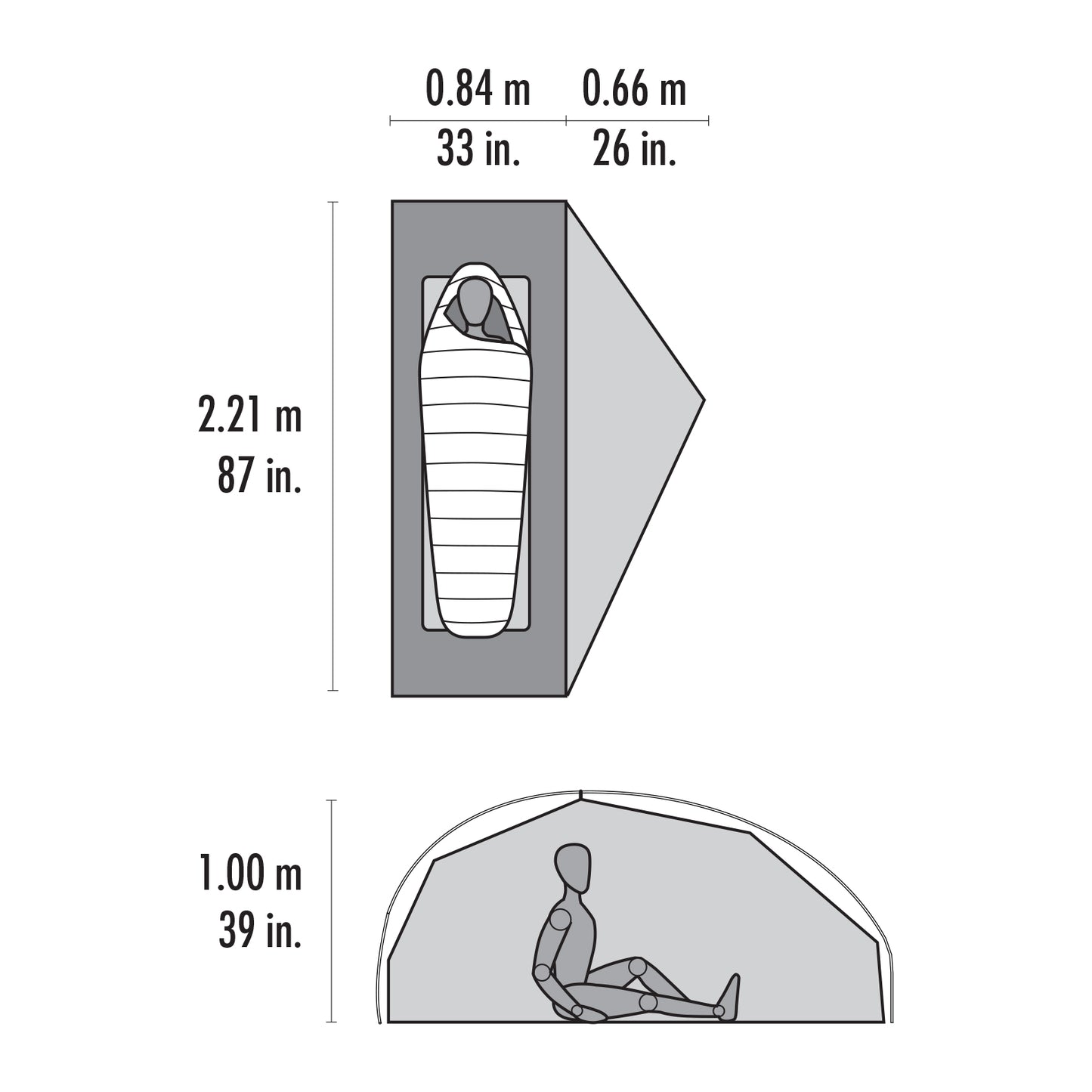 Freelite™ 1 Ultralight Backpacking Tent