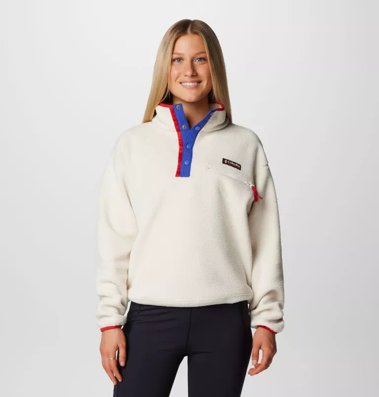 Women's Helvetia™ II Cropped Sherpa Half Snap Fleece