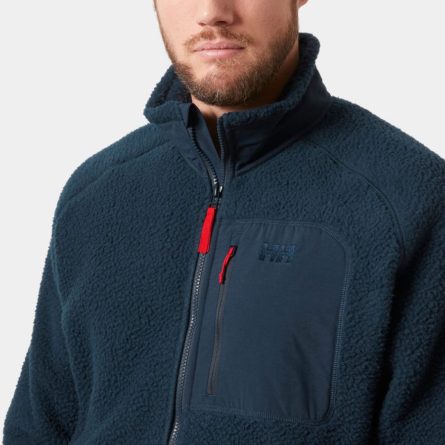 Panorama Pile Fleece Block Jacket