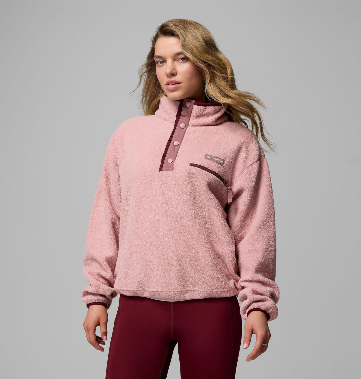 Women's Helvetia™ II Cropped Sherpa Half Snap Fleece