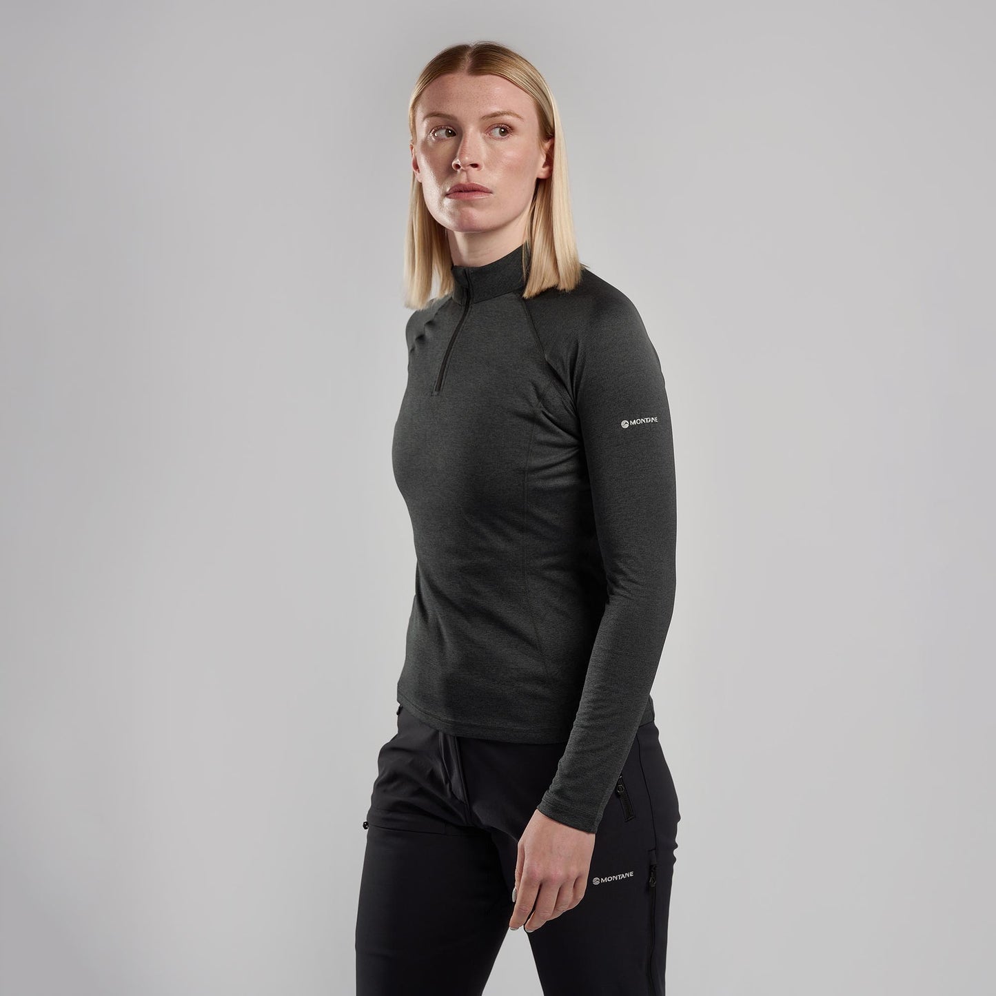 Women's Dart Zip Neck T-Shirt