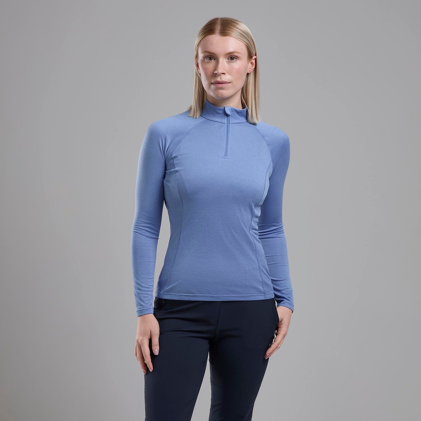 Women's Dart Zip Neck T-Shirt