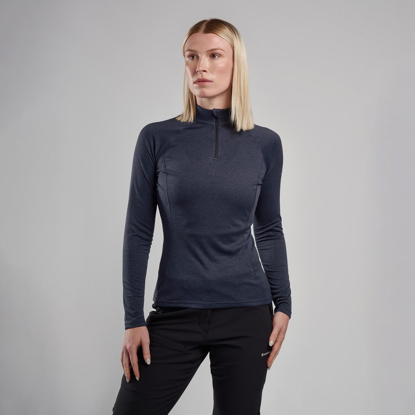 Women's Dart Zip Neck T-Shirt