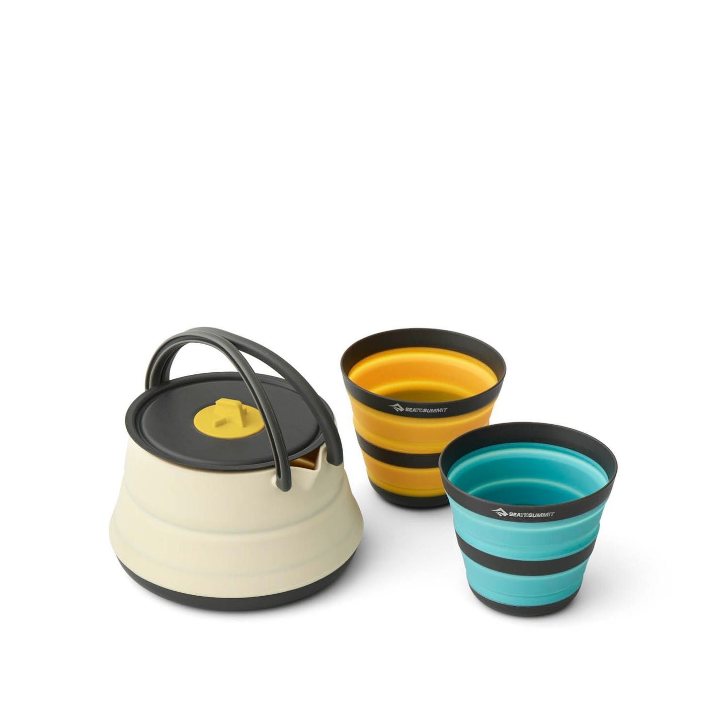 Frontier Ultralight Collapsible Kettle Cook Set - [3 Piece] 1.1L with Cups