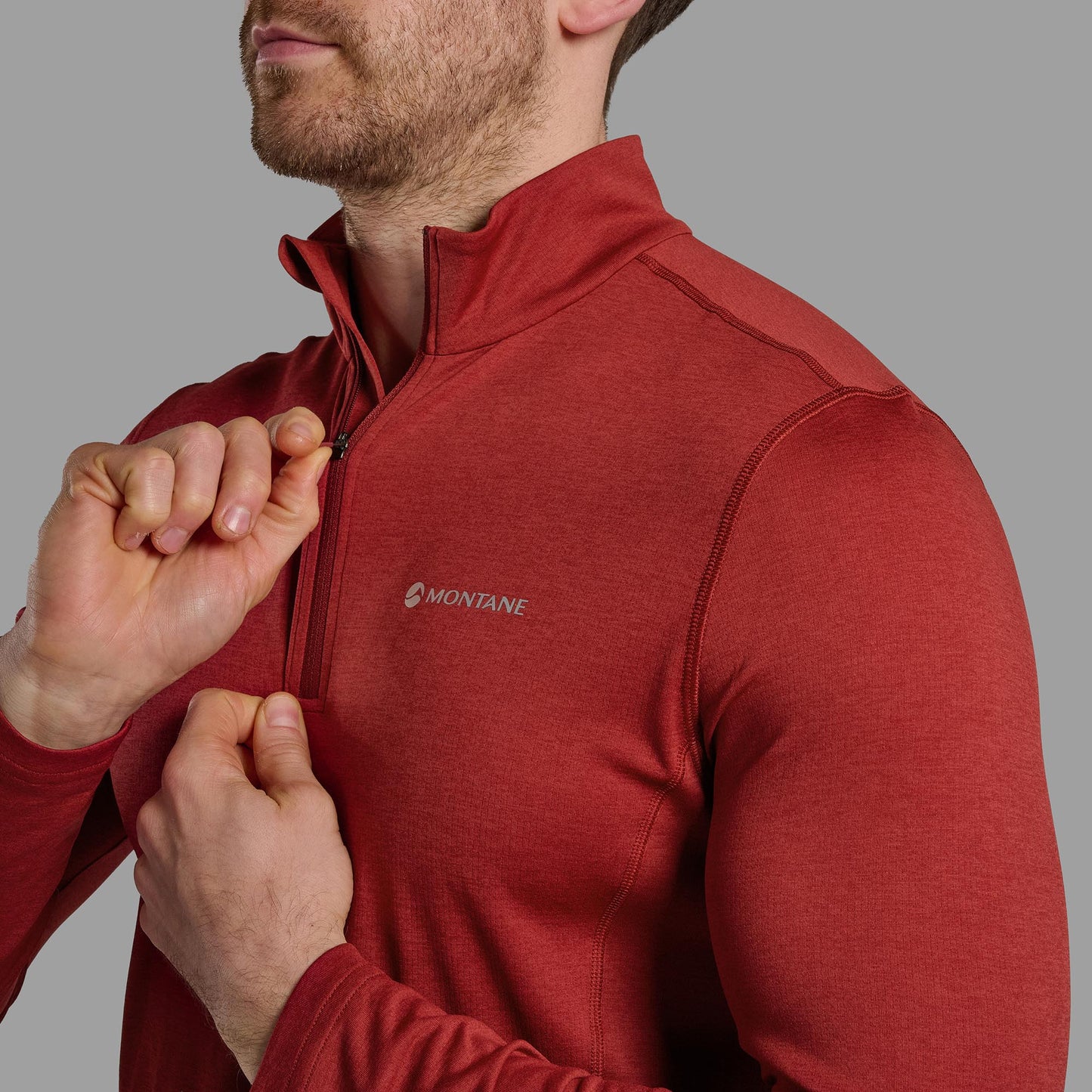 Dart Zip Neck T-Shirt