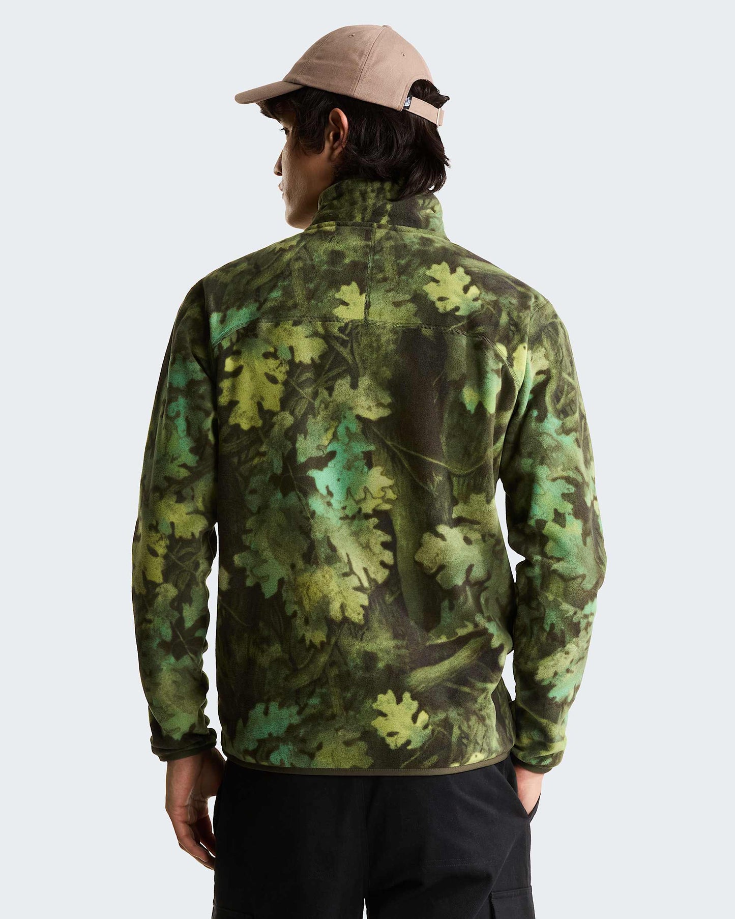 Men's Glacier Novelty Logo Printed 1/4 Zip Fleece