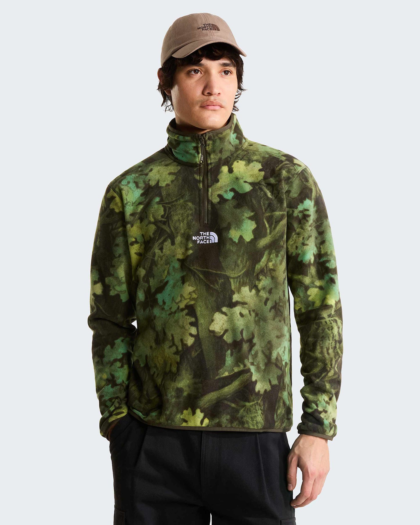 Men's Glacier Novelty Logo Printed 1/4 Zip Fleece