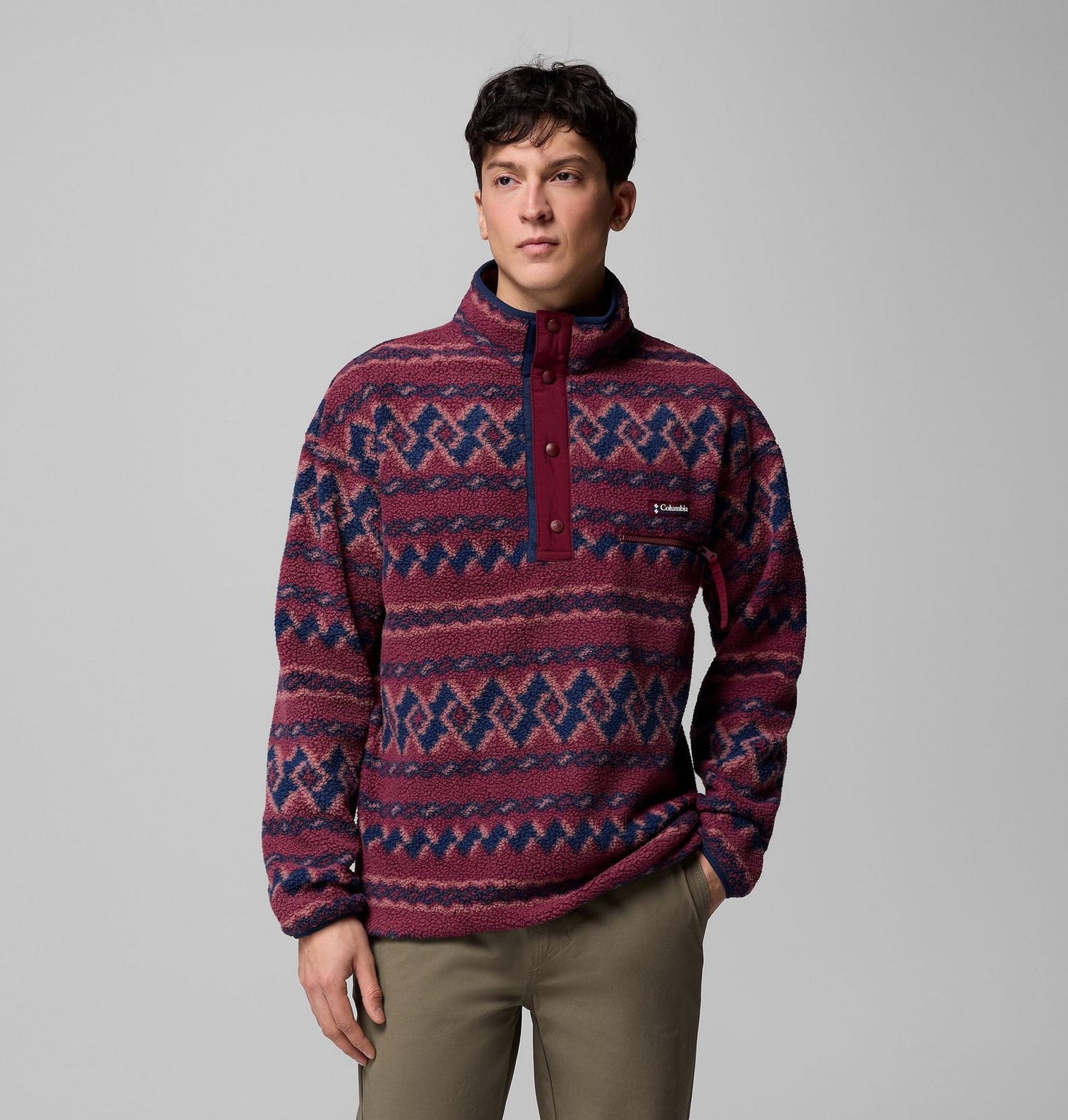 Men's Helvetia™ II Sherpa Half Snap Printed Fleece