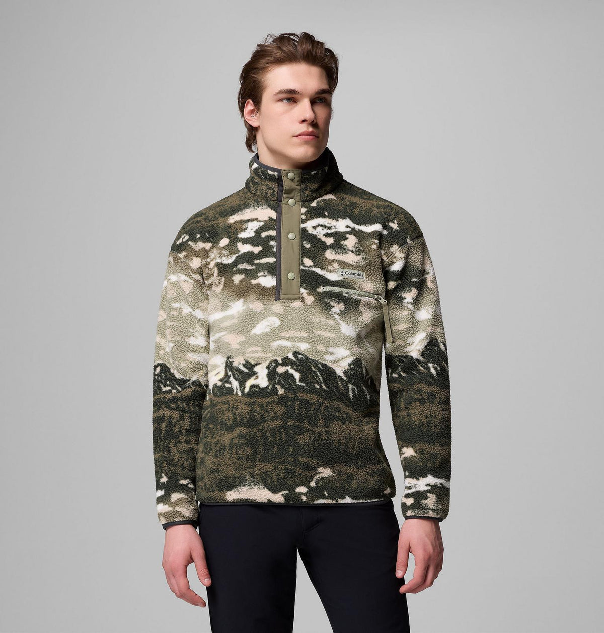 Men's Helvetia™ II Sherpa Half Snap Printed Fleece