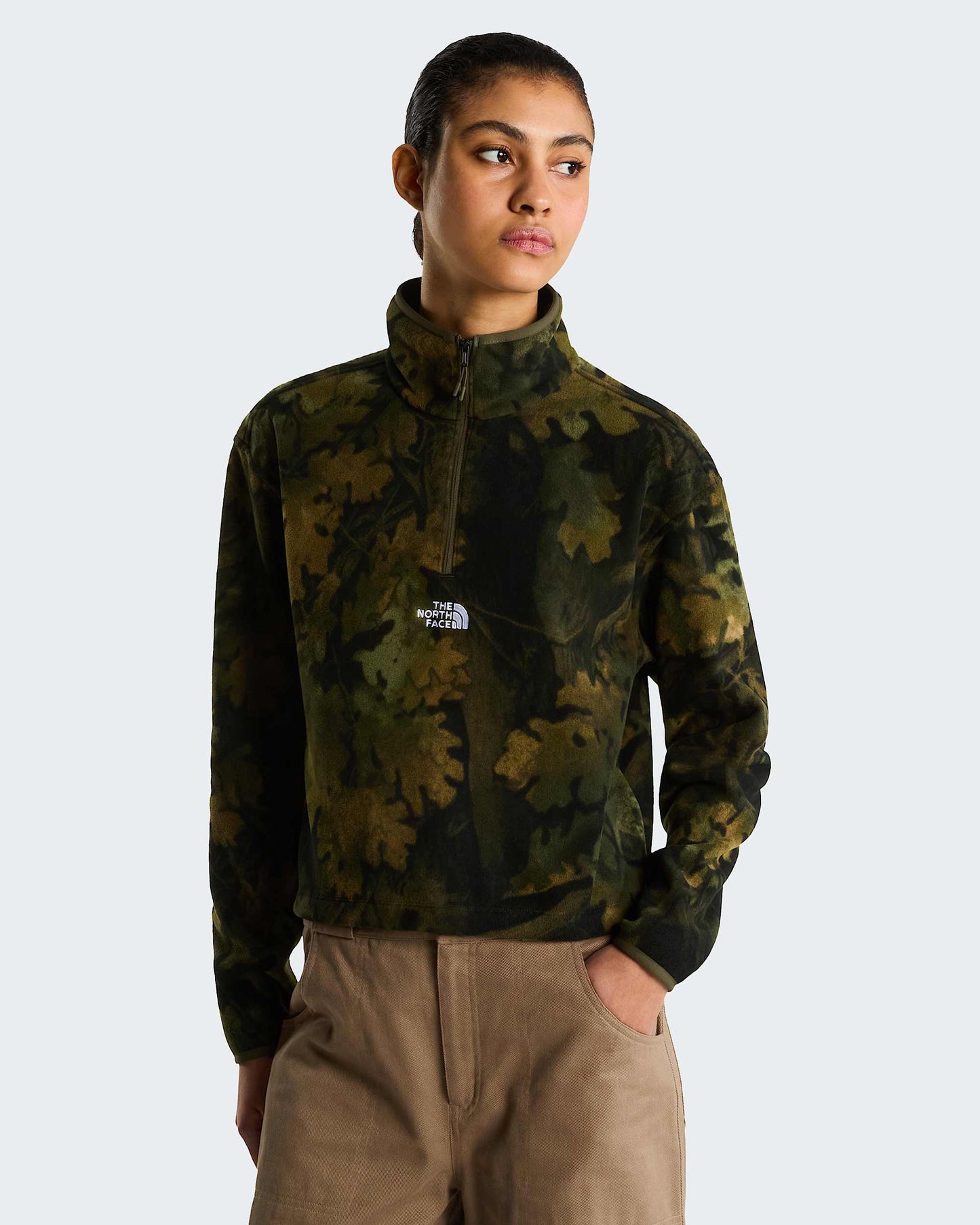 Women's Glacier Novelty Logo Printed 1/4 Zip Fleece