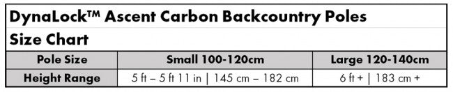 DynaLock™ Ascent Carbon Backcountry Poles